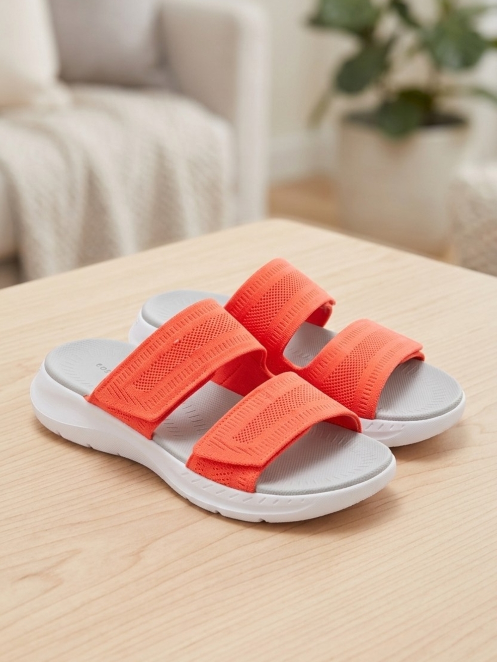 Easy Spirit Women's Coral Double-Strap Slide Sandals